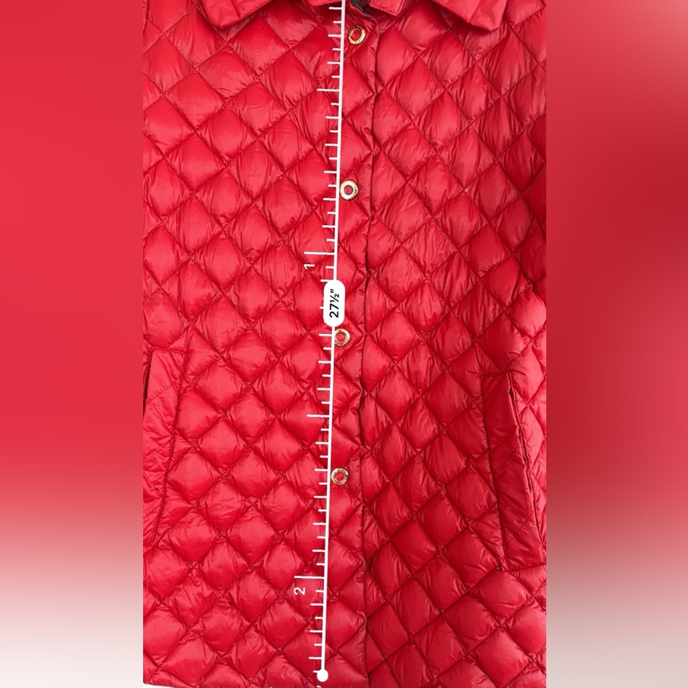 Anne Klein Red Medium Packable Down Feather Puffe… - image 6